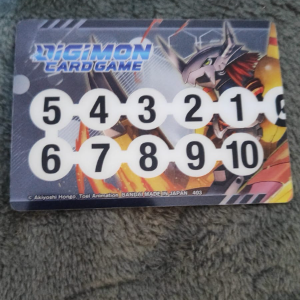 Contador de memória Oficial Digimon Card Game Wargreymon - ST-15