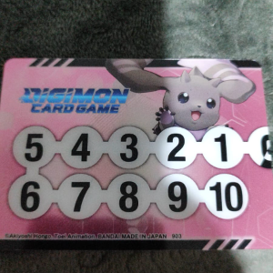 Contador de memória Oficial Digimon Card Game Lopmon - ST-17