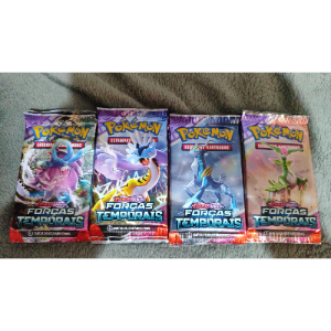 Pack 9 Booster Pokémon Escarlate e Violeta 5 Forças Temporais