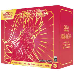 Box Pokémon Treinador Avançado Koraidon Escarlate e Violeta - Oficial COPAG