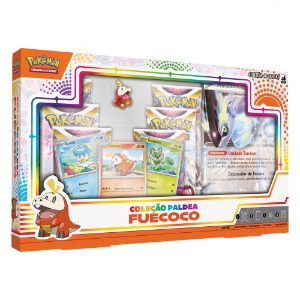 Box Pokémon Coleção Paldea Fuecoco - Oficial COPAG