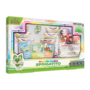 Box Pokémon Coleção Paldea Sprigatito - Oficial COPAG