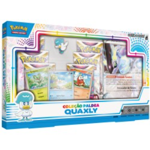 Box Pokémon Coleção Paldea Quaxly - Oficial COPAG