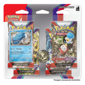 Blister Quadruplo Pokémon Dondozo Escarlate & Violeta - Oficial COPAG