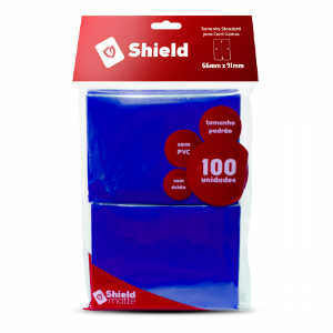 Shield Azul Padrão Central - 100 unidades