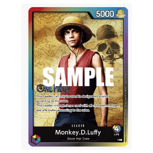 Monkey.D.Luffy (Leader Pack - Live Action) (Sealed Battle 2023 Vol. 1) - Carta Promocional Lacrada