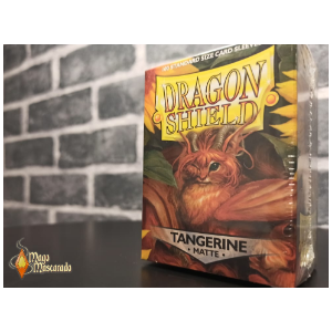 Dragon Shield - Matte Tangerina - Tamanho Padrão (Pokemon, Magic)