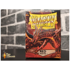Dragon Shield - Matte Vermelho - Tamanho Padrão (Pokemon, Magic)