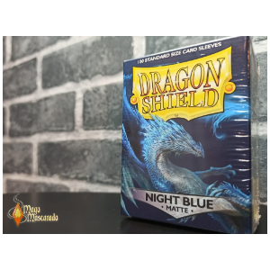 Dragon Shield - Matte Azul Noturno- Tamanho Padrão (Pokemon, Magic)