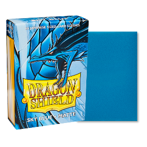 Sleeves Dragon Shield Mini-Matte | Sky Blue (Azul Céu)