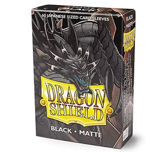 Sleeves Dragon Shield Mini - Black Yugioh (60)