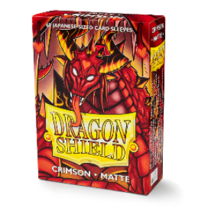 Sleeves Dragon Shield Mini - Crimson Yugioh (60)