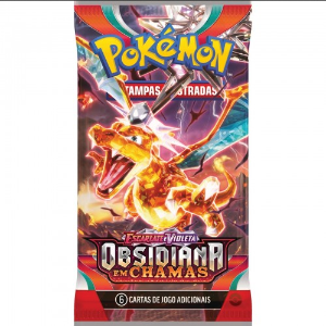 Booster Avulso Pokémon Escarlate E Violeta 3 Obsidiana Em Chamas