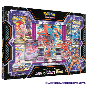 Box Pokémon Deoxys VMAX e VASTRO