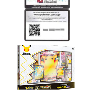 Box (online) Pikachu VMAX Celebrações.