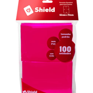 Sleeve Rosa Choque Shield Central 100 Un. Magic Pokemon 66 X 91 Mm