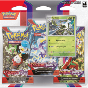 Triple Pack Pokémon Spidops Escarlate E Violeta 1