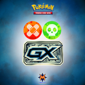 Marcadores De Condições Especiais e GX Azul - Pokémon