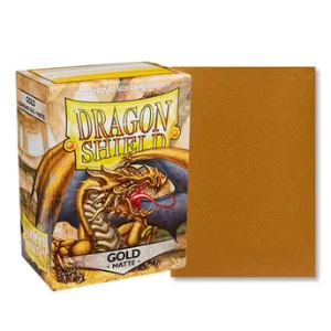 Dragon Shield - Matte - Ouro (100 unidades) - NÃO ESTÁ LACRADO!!!