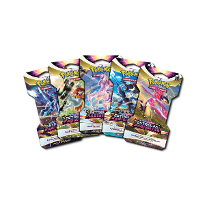 5 Unidades Blisters Unitários Pokémon Espada Escudo 10 Estrelas Radiantes
