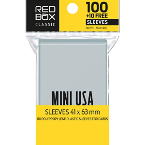 Sleeves Mini Usa (41x63 mm) - Red Box