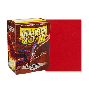 Dragon Shield - Matte Crimson, Shield / Sleeve
