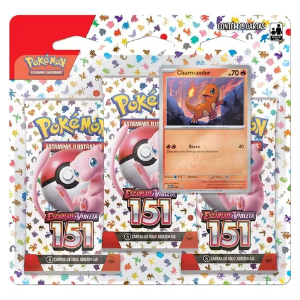 Blister Triplo Pokémon Coleção 151 Charmander