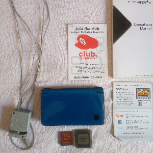 Console Nintendo DSI XL Azul Completo com Acessórios