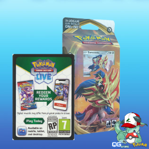 Código de Starter Deck Zamazenta - Pokémon TCG Espada e Escudo 2: Rixa Rebelde