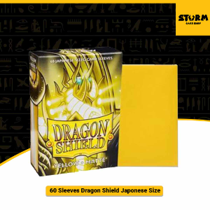 Dragon Shield 60 Sleeves Matte Yelow Amarelo Yu-Gi-Oh e Vanguard