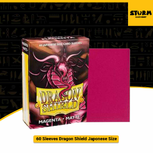 Dragon Shield 60 Sleeves Matte Magenta Yu-Gi-Oh e Vanguard