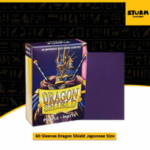 Dragon Shield 60 Sleeves Matte Purple Roxo Yu-Gi-Oh e Vanguard