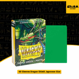 Dragon Shield 60 Sleeves Matte Apple Green Verde Maçã Yu-Gi-Oh e Vanguard