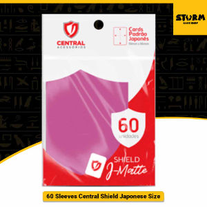 Central Shield 60 Sleeves Pink Rosa Neon Matte