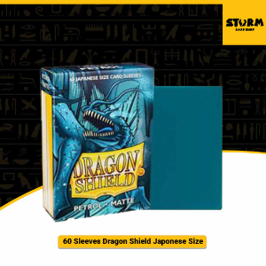 Dragon Shield Japanese (Yu-Gi-Oh Size) Card Sleeves Box - Matte Petrol [10  packs]