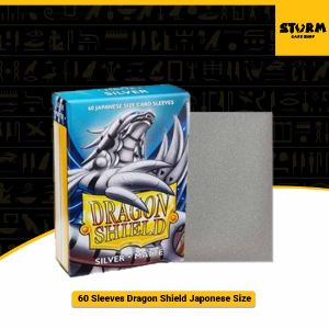 Dragon Shield 60 Sleeves Matte Prata Silver Yu-Gi-Oh e Vanguard