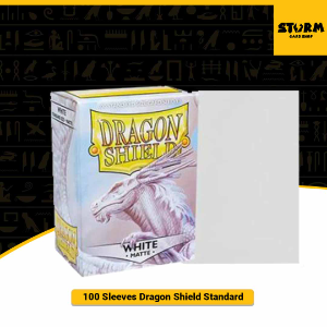 Dragon Shield 100 Sleeves Matte Branco White Pokémon e Magic
