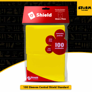 Central Shield 100 Sleeves Matte Amarelo Yelow Magic e Pokémon