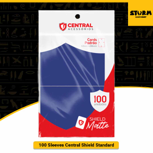 Central Shield 100 Sleeves Matte Azul Marinho Magic e Pokémon