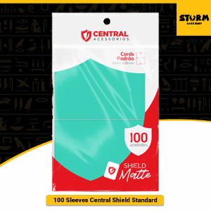 Central Shield 100 Sleeves Matte Menta Magic e Pokémon