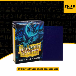 Dragon Shield Japanese size Matte Sleeves - Night Blue (60 Sleeves