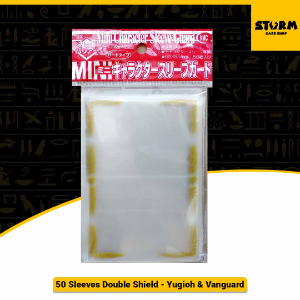 50 Border Sleeve Dourado - Double Shield Yu-Gi-Oh & Vanguard!