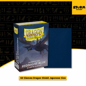 Dragon Shield 60 Sleeves Matte Midnight Blue Yu-Gi-Oh e Vanguard