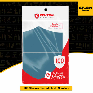Central Shield 100 Sleeves Matte Petróleo Magic e Pokémon