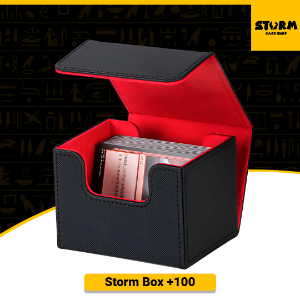 Storm Box - Deck Box Preto com Vermelho +100