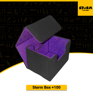 Storm Box - Deck Box Preto com Roxo +100