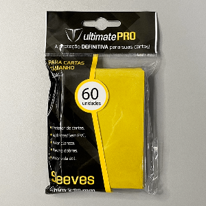 Sleeves Ultimate Pro - Mini - Amarelo (60 unidades)