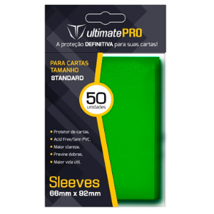 Sleeves Ultimate Pro - Standard - Verde (50 unidades)