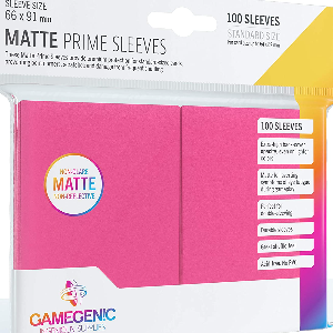 Gamegenic: Matte Prime Sleeves, Galápagos Jogos (Rosa)