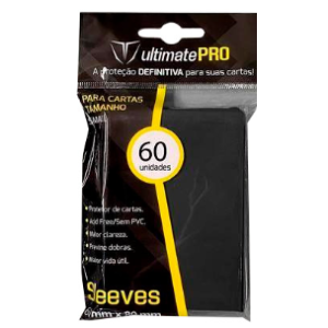 Sleeves Ultimate Pro - Small - Preto (60 unidades)